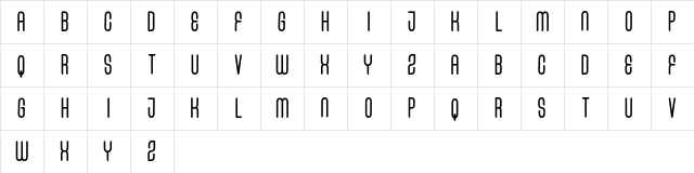 FRESH BERRIES SANS FREE Regular  glyph index