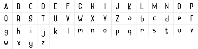 ADHE Sans FREE Regular  glyph index