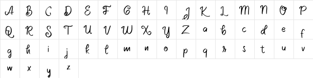 Beliau FREE Regular  glyph index
