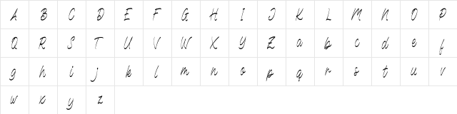Welldone FREE Regular  glyph index