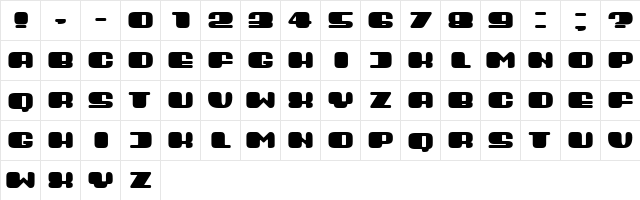 Guest Regular  glyph index