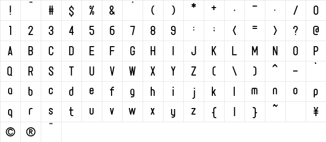 71mksd1 aM  glyph index