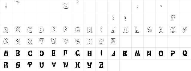 Calling Dr. Luv 1 Medium  glyph index