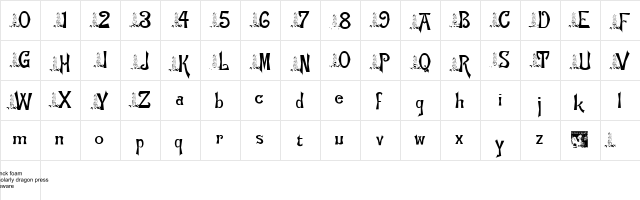 pf_holidays_candle Regular  glyph index