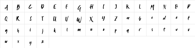 Santoryu Regular  glyph index