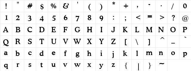 Functional Cc Regular  glyph index