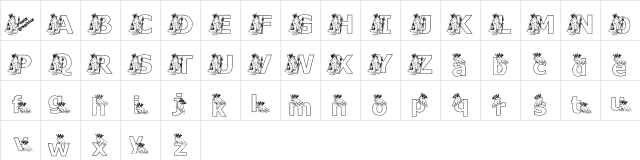 KGFROGKING Regular  glyph index