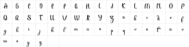 Paulo Pacito - Regular  glyph index