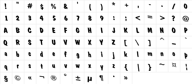 a_DomInoRevObl Bold  glyph index