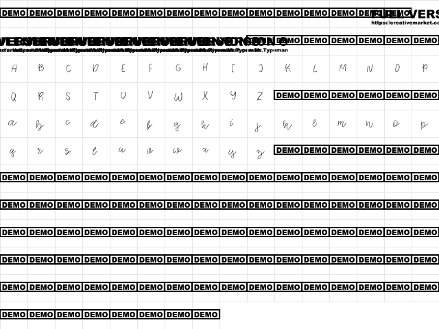 Yugen Regular  glyph index