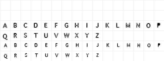 Holly Star Regular  glyph index