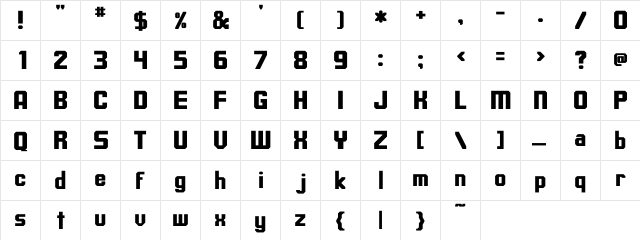 Upsilon Bold Regular  glyph index