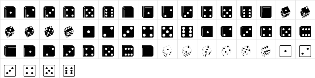 Linotype Game Pi Regular  glyph index