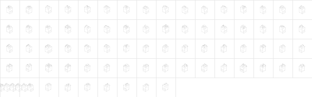 LeadType Regular  glyph index