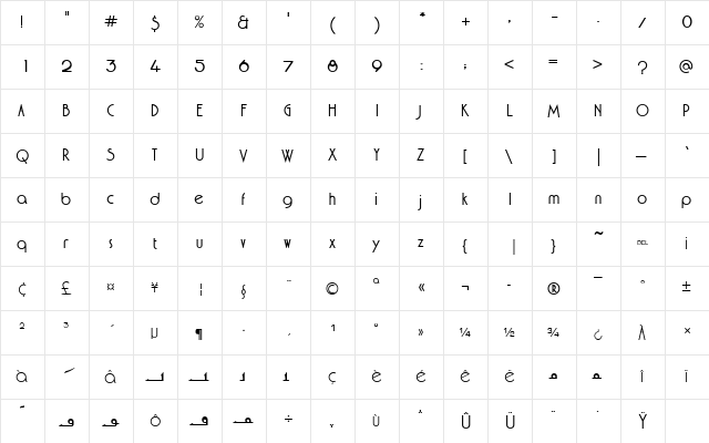 AGA Mashq V2 㔞 Regular  glyph index