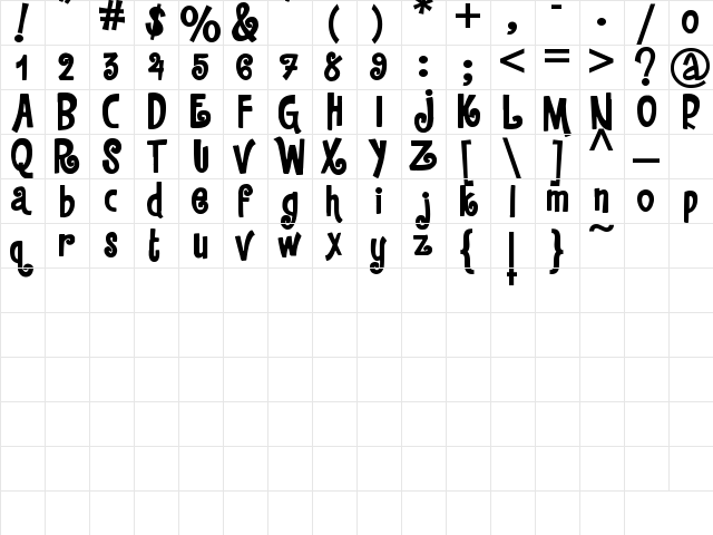 Oh {Photo} Shoot! Regular  glyph index