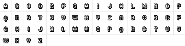 Horse Light Regular  glyph index