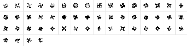 Reboot1 Reboot1  glyph index