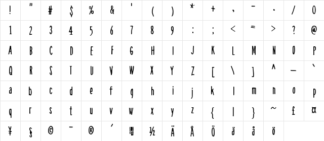 As soon as possible Regular  glyph index