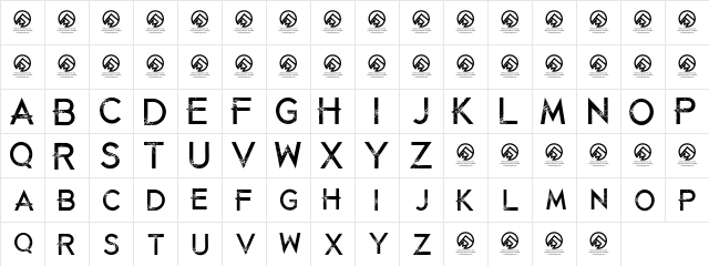 Just Die Already Regular  glyph index