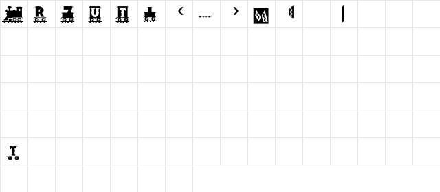 Blockboys Regular  glyph index