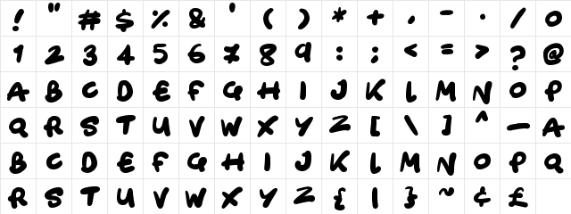 Only Organic Regular  glyph index