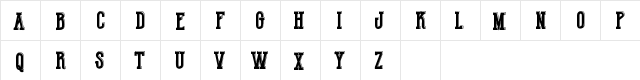 Hot Legend Team DEMO Regular  glyph index