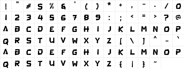 a Art Paper Regular  glyph index