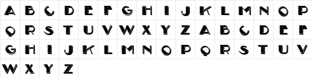 Wasco Regular  glyph index