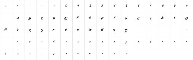 Cubiqle Part Regular  glyph index
