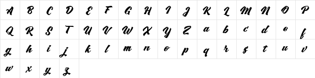 Swordfish FREE Regular  glyph index