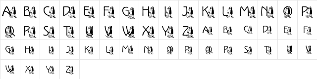 jnkpup1 Regular  glyph index