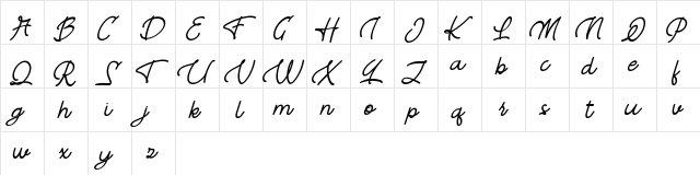 River Young FREE Regular  glyph index