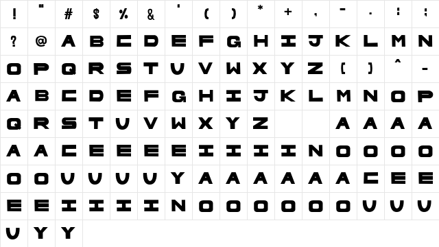Black Lives Matter Oakland  glyph index