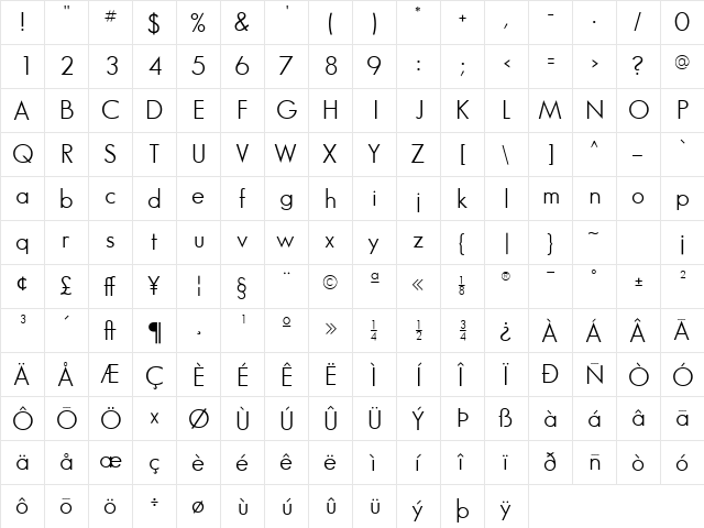 Bougan Book SSi Book  glyph index
