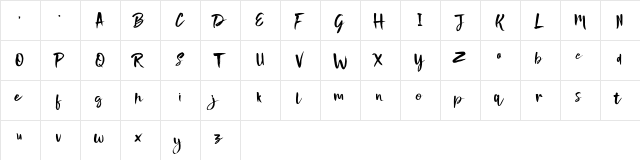Nightype Nightype  glyph index