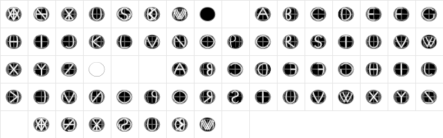 XPFourTwoContour Medium  glyph index