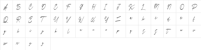 Anthroops Free Regular  glyph index