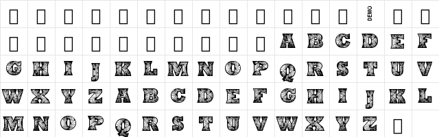 Edyra Demo  glyph index