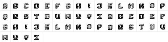 Vortex Regular  glyph index