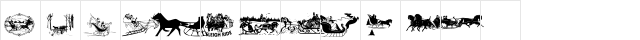 Sleigh Ride Regular  glyph index