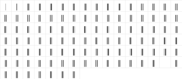 IntP36DmTt Normal  glyph index