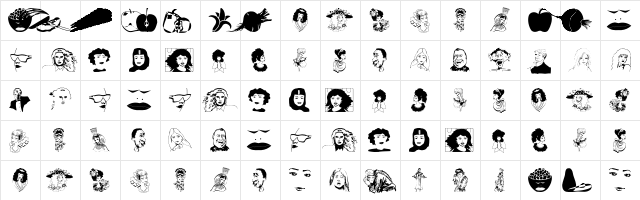 TestroomTwo Regular  glyph index