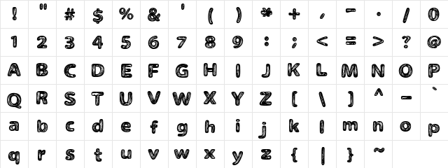 The Naturel Txt The Naturel Txt  glyph index
