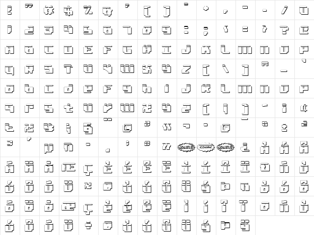 bad robot laser3d Laser3d  glyph index