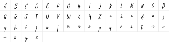 Motibe Cebiks FREE Regular  glyph index