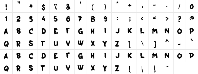 a Arang Regular  glyph index