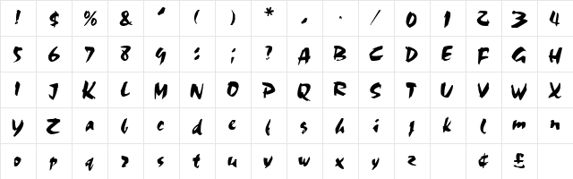 Pitviper Normal  glyph index