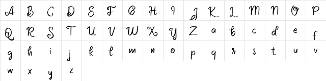 Beliau FREE Regular  glyph index