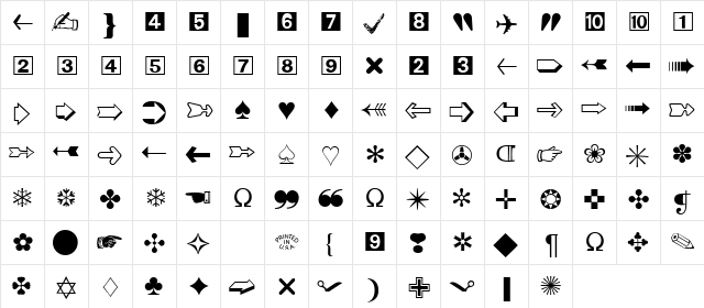 DataSymDDB Normal  glyph index